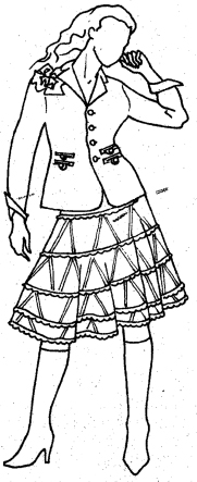 Шьем костюм (короткий жакет и юбка)